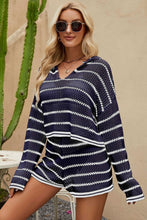 Load image into Gallery viewer, In the Cabana Knit Hoodie and Shorts Set