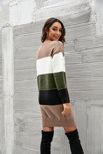 Load image into Gallery viewer, Block You Out Sweater Dress