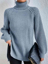 Load image into Gallery viewer, Winter Day Slit Sweater