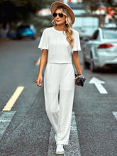 Load image into Gallery viewer, All Around Textured Top and Pants Set
