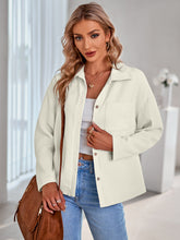 Load image into Gallery viewer, Waffle Knit Button Up Shacket