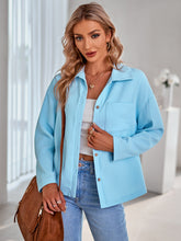 Load image into Gallery viewer, Waffle Knit Button Up Shacket