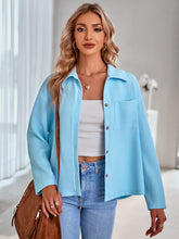 Load image into Gallery viewer, Waffle Knit Button Up Shacket
