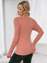 Load image into Gallery viewer, Off the Cuff Rib-Knit Top