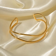 Load image into Gallery viewer, Minimalist Stainless Steel Cuff Bracelet