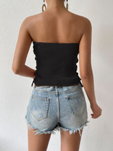 Load image into Gallery viewer, A Vibe Lace-Up Tube Top
