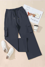 Load image into Gallery viewer, Drawstring Straight Pants with Pockets