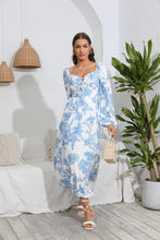 Load image into Gallery viewer, Floral Arrangements Sweetheart Midi Dress