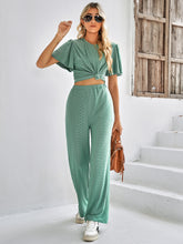 Load image into Gallery viewer, All Around Textured Top and Pants Set