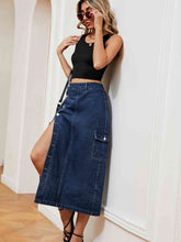 Load image into Gallery viewer, Cool Girl Denim Skirt