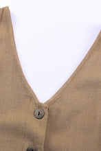 Load image into Gallery viewer, Linen Life Sleeveless Romper