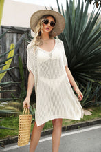 Load image into Gallery viewer, Coastal Side Slit Cover-Up Dress