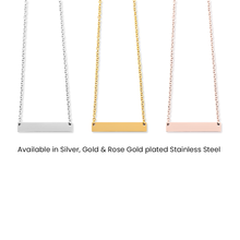 Load image into Gallery viewer, Horizontal Bar Necklace