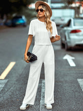 Load image into Gallery viewer, All Around Textured Top and Pants Set