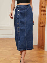 Load image into Gallery viewer, Cool Girl Denim Skirt