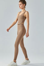 Load image into Gallery viewer, Cutout Curved Hem Sports Tank
