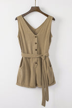 Load image into Gallery viewer, Linen Life Sleeveless Romper