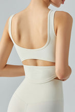 Load image into Gallery viewer, Cutout Curved Hem Sports Tank