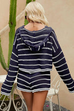 Load image into Gallery viewer, In the Cabana Knit Hoodie and Shorts Set