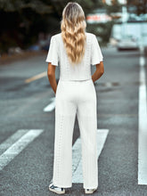 Load image into Gallery viewer, All Around Textured Top and Pants Set