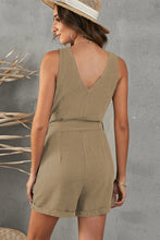 Load image into Gallery viewer, Linen Life Sleeveless Romper