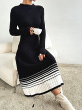 Load image into Gallery viewer, Here She Is Long Sleeve Sweater Dress
