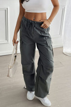 Load image into Gallery viewer, Cool Girl Vibe Wide Leg Pants with Cargo Pockets
