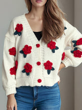 Load image into Gallery viewer, Rosa V-Neck Long Sleeve Cardigan
