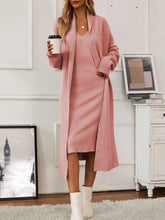 Load image into Gallery viewer, Victoria 2 Piece Sweater Dress and Duster Set
