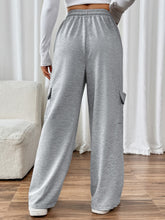 Load image into Gallery viewer, Pris Drawstring Wide Leg Pants with Pockets
