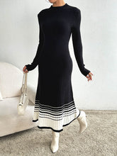 Load image into Gallery viewer, Here She Is Long Sleeve Sweater Dress
