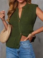 Load image into Gallery viewer, Polly Sweater Vest with Pockets
