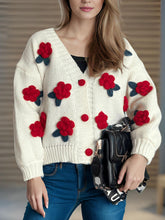 Load image into Gallery viewer, Rosa V-Neck Long Sleeve Cardigan
