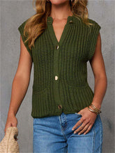 Load image into Gallery viewer, Polly Sweater Vest with Pockets
