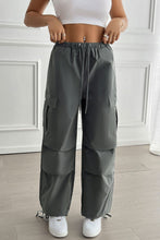 Load image into Gallery viewer, Cool Girl Vibe Wide Leg Pants with Cargo Pockets
