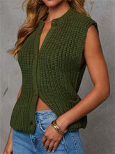 Load image into Gallery viewer, Polly Sweater Vest with Pockets
