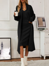 Load image into Gallery viewer, Victoria 2 Piece Sweater Dress and Duster Set
