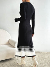 Load image into Gallery viewer, Here She Is Long Sleeve Sweater Dress
