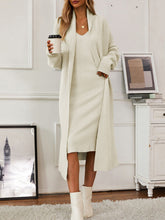 Load image into Gallery viewer, Victoria 2 Piece Sweater Dress and Duster Set
