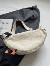 Load image into Gallery viewer, Sherpa Crossbody Bag with Adjustable Strap
