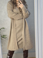 Load image into Gallery viewer, Victoria 2 Piece Sweater Dress and Duster Set
