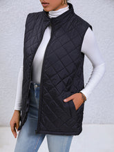 Load image into Gallery viewer, Joli Zip-Up Vest with Pockets
