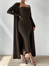 Load image into Gallery viewer, Adriana Dress and Cardigan Set

