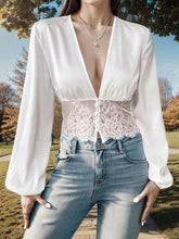 Load image into Gallery viewer, Rayna Balloon Sleeve Blouse
