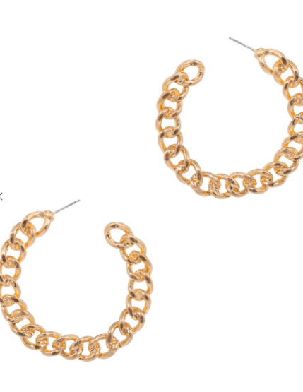 Chain Earrings - Every Stitch Boutique