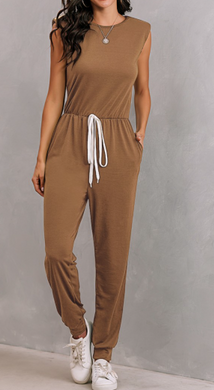 Cappuccino Jumpsuit - Every Stitch Boutique