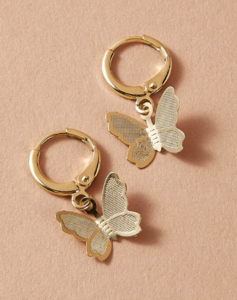 Butterfly Earrings - Every Stitch Boutique