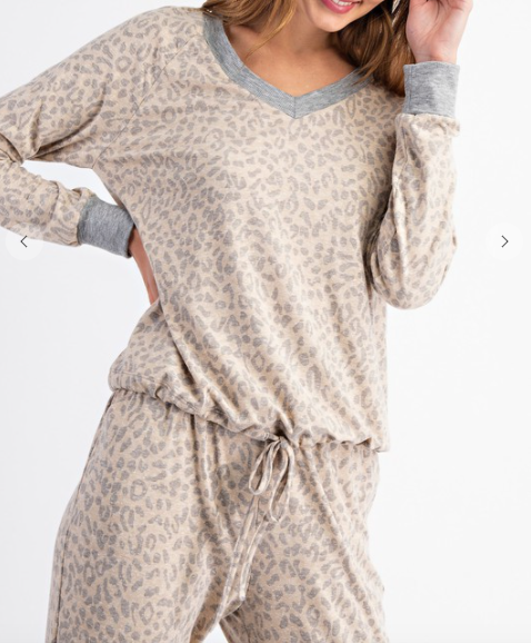 Nowhere To Go Loungewear Top - Every Stitch Boutique
