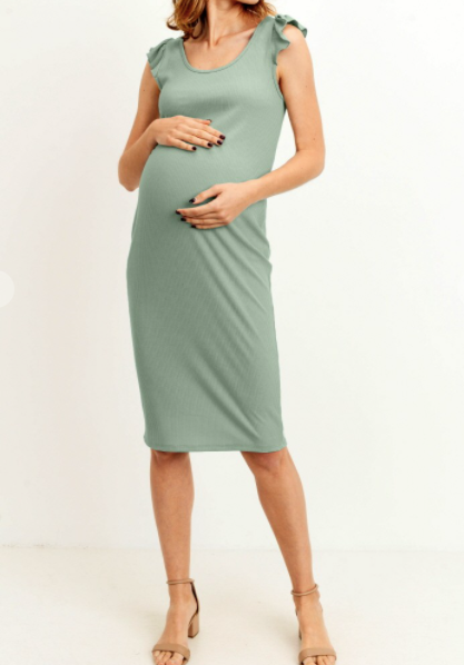 The Good Vibes Maternity Dress - Every Stitch Boutique