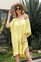 Load image into Gallery viewer, Coastal Side Slit Cover-Up Dress
